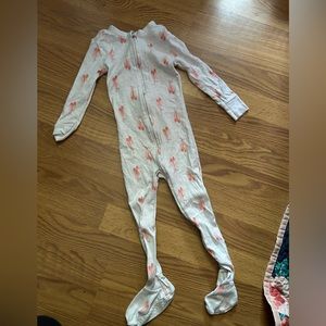 Old Navy Footsie Sleeper Ballet Slipper 2T